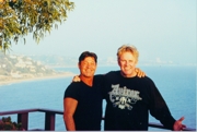 With Gary Busey